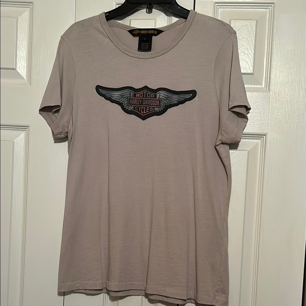 Harley-Davidson Brown Boxy Short Sleeve Tee